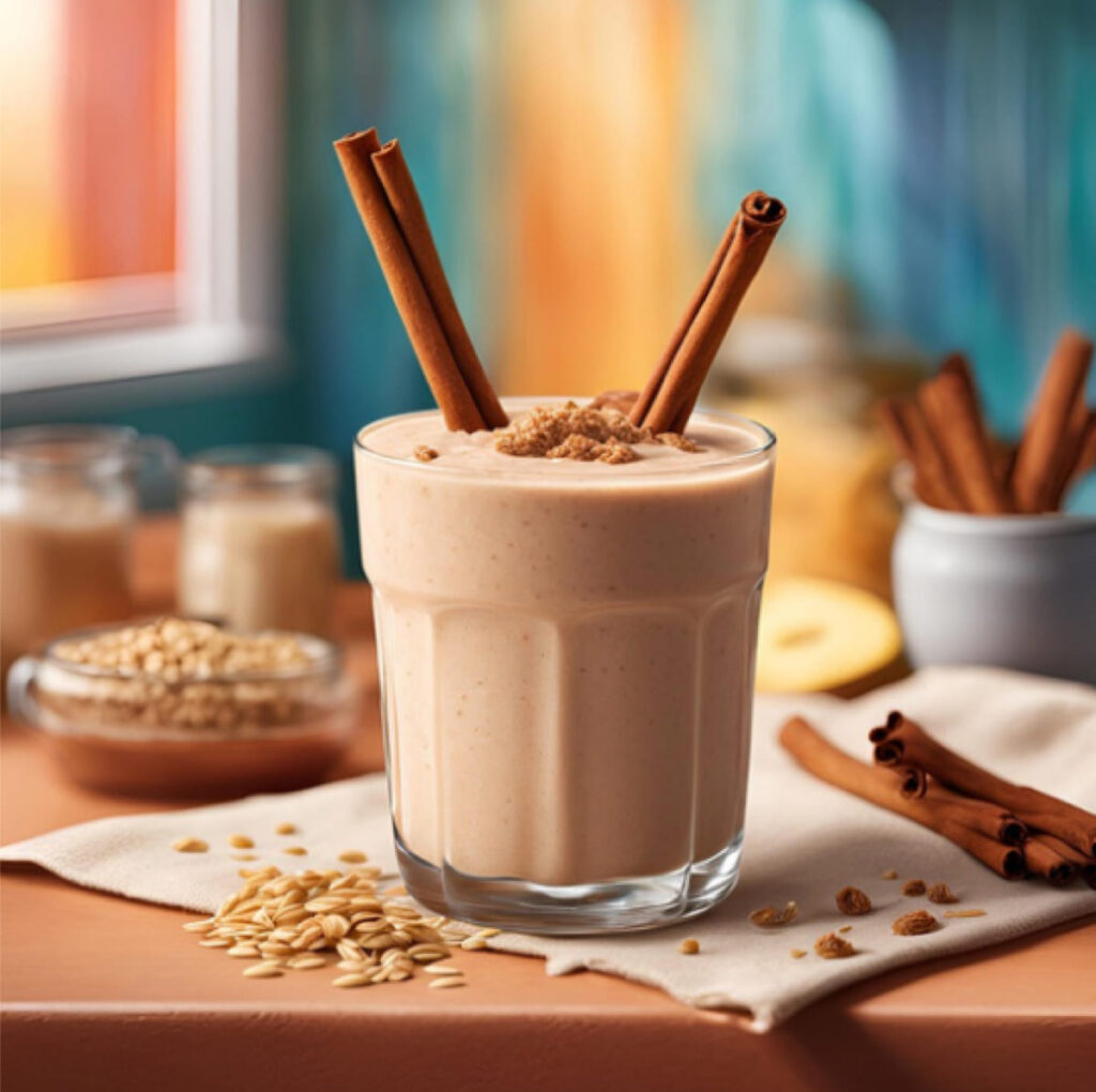 Cinnamon Banana  Oatmeal Smoothie